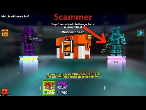 Stealing Gems from Scammers! | Pixel Gun 3D