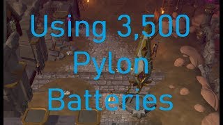 Runescape 3 Archaeology Using 3500 Pylon Batteries !!!