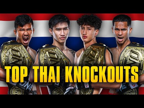 CRAZIEST Thai Knockouts In ONE History 🇹🇭🔥