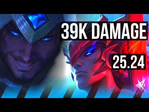 SYLAS vs YONE (MID) | Good KDA: 17/1/8, 39K damage | KR Challenger | 25.24