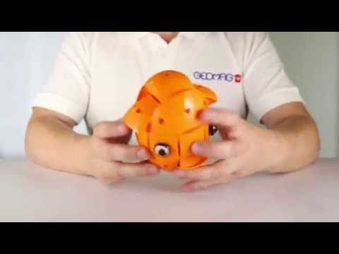 Конструктор магнитный Geomag KOR Pantone Orange (PF.800.671.00)