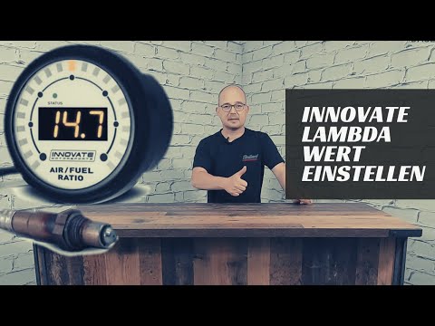 Innovate MTX-L PLUS Umstellung von AFR auf Lambda Anzeige / Wert