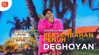 Download lagu [PERSEMBAHAN PENUH] DEGHOYAN - SEPARUH AKHIR (PUSINGAN 1)  | MUZIKAL LAWAK SUPERSTAR 4 mp3