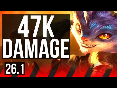 RUMBLE vs QUINN (TOP) | 47K damage | KR Grandmaster | 26.1