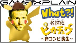 Ryan Reynolds is Detective Pikachu in the Live-Action Pokémon Movie!