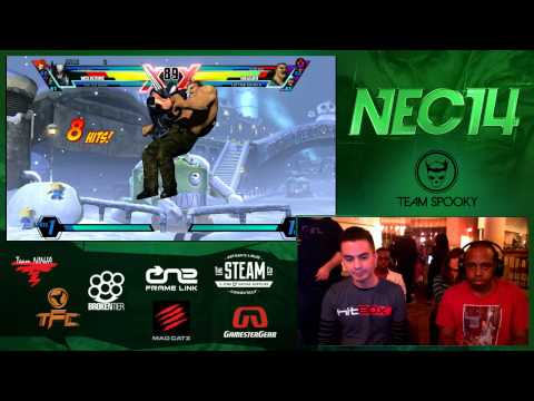UMVC3 @ Curleh Mustache Battle Royale 2 - Hitbox|Buttons vs UVG Noel Brown