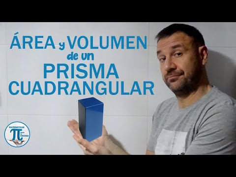 Área y Volumen de un PRISMA CUADRANGULAR 💙 *paso a paso* 🕺