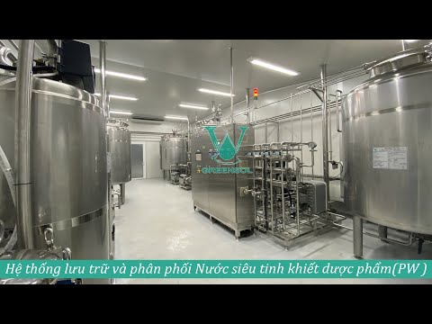 Hệ thống nước tinh khiết sản xuất dược phẩm