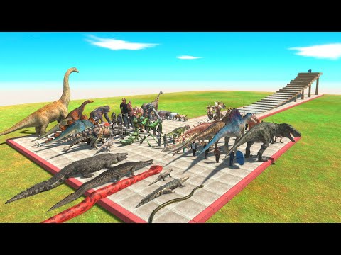 Stair Climbing Challenge - Animal Revolt Battle Simulator