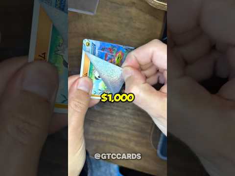 $1,000 Pokemon Card was a STICKER? 😭😩