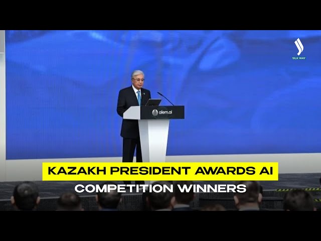 Kazakh President awards AI competition winners