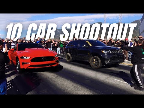 10 Car Shootout | Modern Muscle, Small Tire, Big Tire