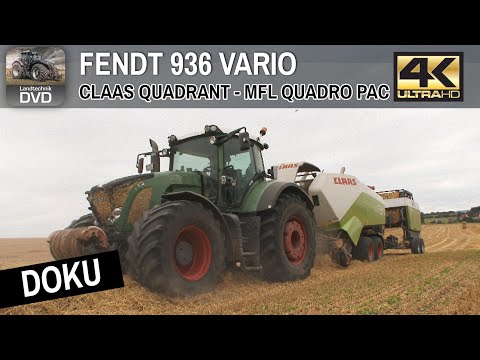 DOKU - FENDT 936 VARIO - CLAAS QUADRANT - MFL QUADRO PAC - Hektarjagd 3 - Getreideernte 2025