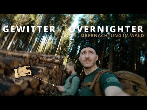 Wanderung mit Übernachtung im Wald - Sommergewitter Overnighter #BackToBasics