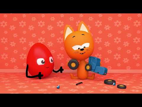 ИГРЫ КОТЭ - ВОЛШЕБНЫЕ ДВЕРКИ И РАЗНОЦВЕТНЫЕ КОМНАТЫ С ЯЙЦАМИ - Мультики для детей