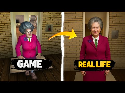 🔥Scary Teacher 3D In Real Life