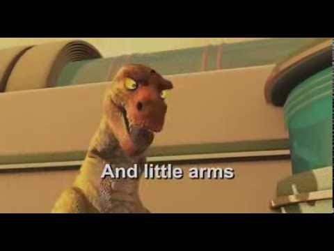 Dinosaur Scene  big head little arms