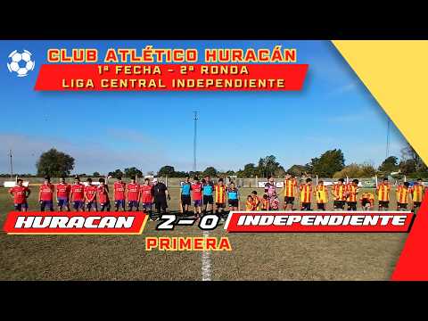 Huracán de Soledad 2 - 0 Independiente de  La Pelada - PRIMERA -2ª Ronda Torneo Apertura - RESUMEN