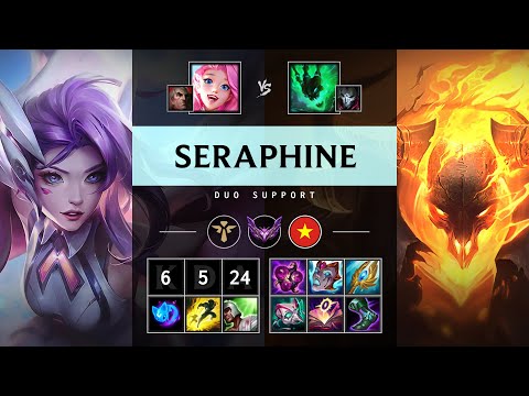 Seraphine Support vs Thresh: Rampage - VN Master Patch 25.S1.1