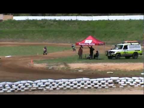Zak Pettendy's first 65cc race