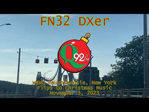 Q92 | WRNQ Poughkeepsie, New York Flips to Christmas Music (11/3/2023)