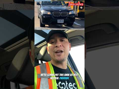 How To Do Neutral Override Bmw X3 #towing #shorts #x3 #bmw