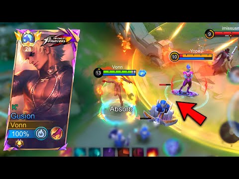 GUSION INSTANT DELETE ENEMY! ONE SHOT COMBO ON LIVE!!!!!