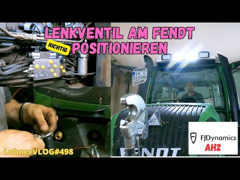 LohnerVLOG#498 Hydraulic steering system: Where to put the steering valve on the Fendt? AgrarLED ...