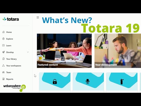 Totara 19 Walkthrough