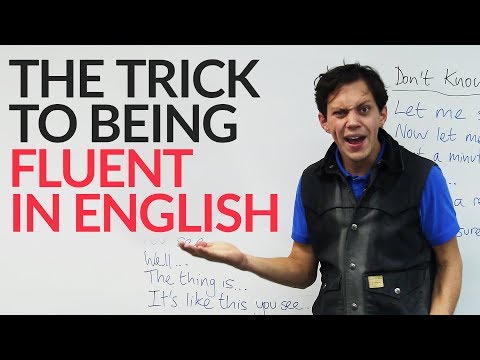 Sound more fluent in English