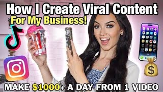 How To Create VIRAL Videos & Make $1000s Daily | FULL TUTORIAL | How to Make Ads For Your Business