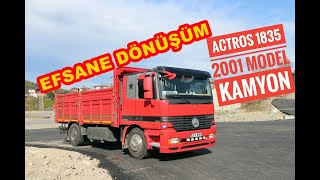2001 MODEL ACTROS 1835 / ÇEKİCİDEN KAMYONA DÖNÜŞ