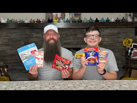 The BEST Survival Meal We've Ever Had || Smores Ramen & Hottest Noodles Challenge 