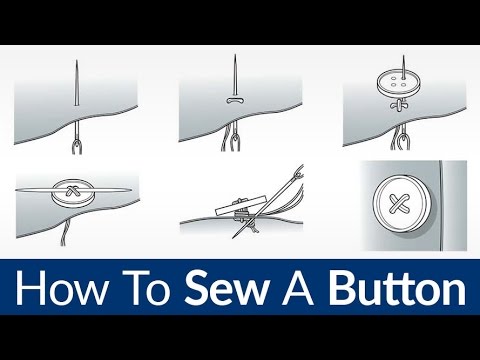 How To Sew On A Button | Quick & Easy Sewing By Hand