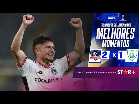 Gols e lances de Colo Colo x América-MG