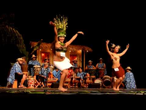 Vintage Tahitian Dance - Heiva San Diego 2017   Michelle & Te Hau