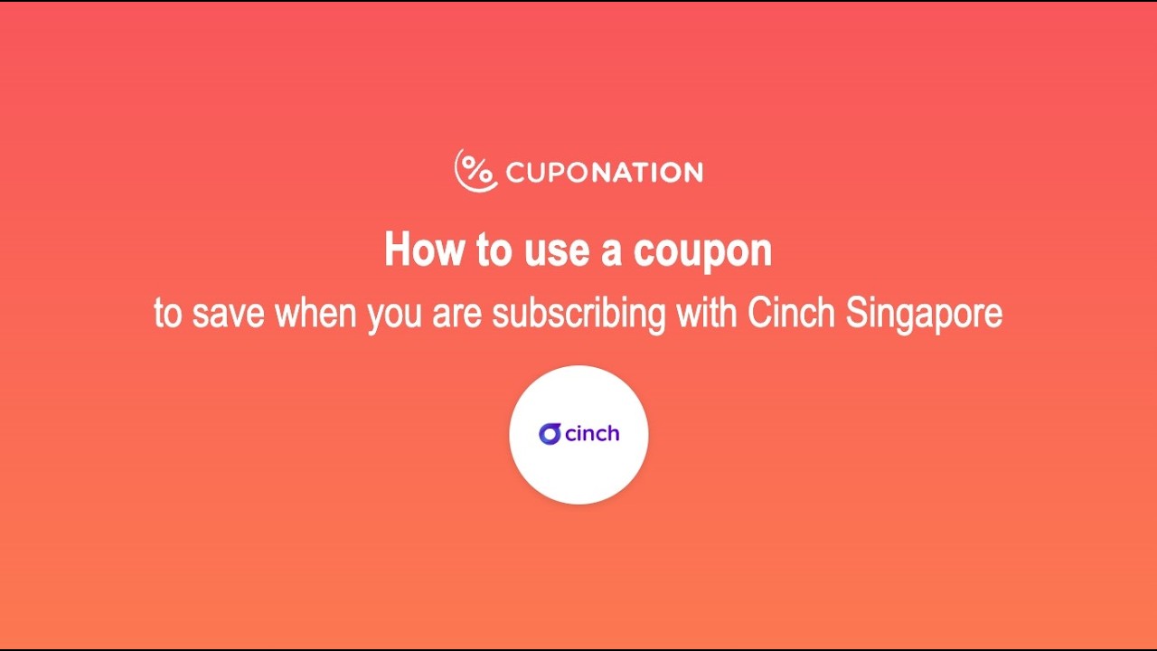 Simple steps to redeem Cinch promo codes