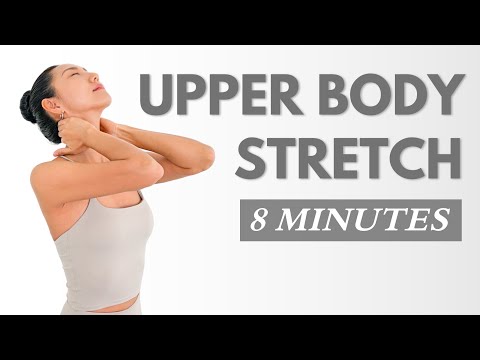 Get Rid of Back & Neck Pain✨ 8 Min Upper Body Stretching | Good Posture, Pain Relief
