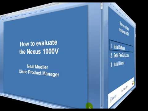 How to Install an Evaluation License for the Cisco Nexus 1000V