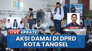 Jaga Kondusivitas, Perwakilan Masyarakat Gelar Aksi Damai di Depan Gedung DPRD Tangsel