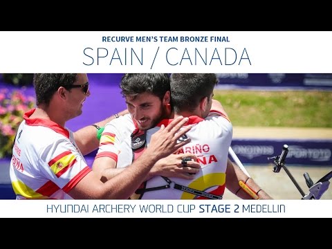 Canada v Spain – Recurve Men's Team Bronze Final | Medellin 2016