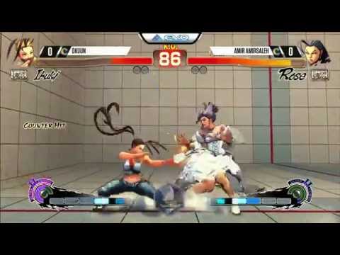 Okuun (Ibuki) vs Amir Amirsaleh (Rose) - EVO 2015 USF4 Pools - 720p/60fps
