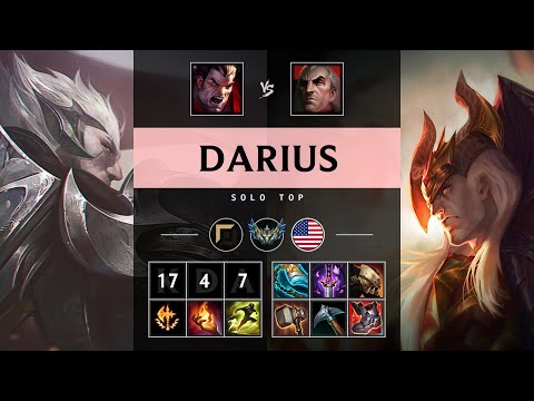 Darius Top vs Swain - NA Challenger Patch 25.17