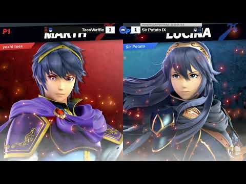 Smash University July Winners Quarters - SirPotatoIX (Lucina) vs TacoWaffle (Marth)