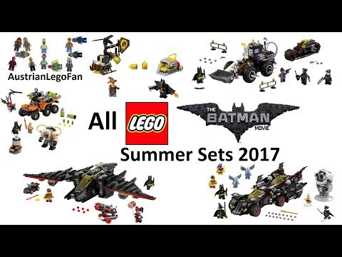All Lego Batman Movie Summer Sets 2017 - Lego Speed Build Review
