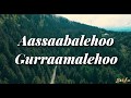 ALI BIRRAA KARAAN MANA ABBAA GADAA Lyrics