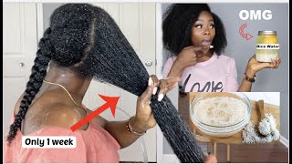 Overnight Rice Water for Fast, Thick Hair growth | How to make the best  Rice Water for hair growth