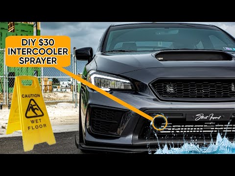 WRX Budget Intercooler Sprayer