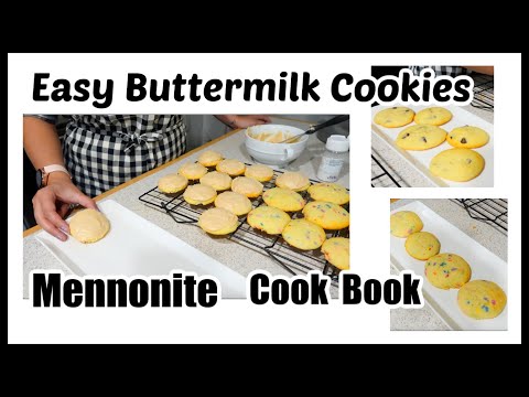 Easy Buttermilk Cookies~Mennonite Cook Book