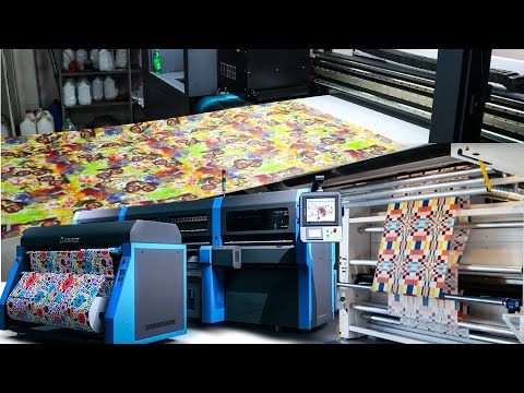 Inside a Digital Textile Printing Factory